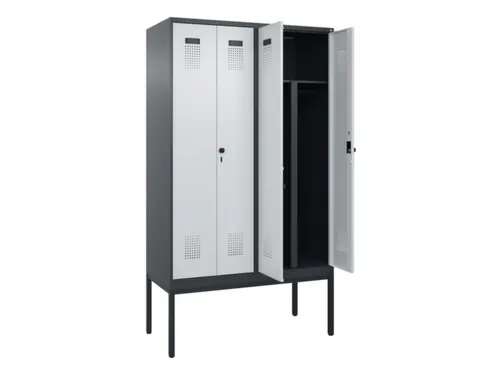 PBM-locker,HxBxD 2120x1200x500mm,4vak,vak B 300mm,draaigrendel