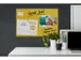 Glas Magneetbord Sigel Artverum Yellow Structure mat 60x40cm