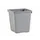 Vierkant Tapse Papierbak 27 Liter Grijs