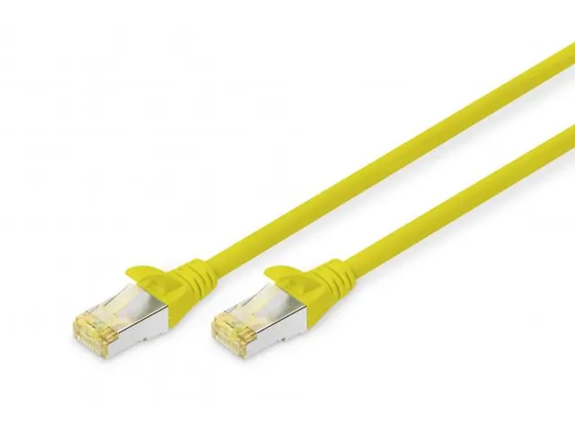 CAT 6A S-FTP patchkabel Cu LSZH AWG 26/7 Lengte 3m Geel