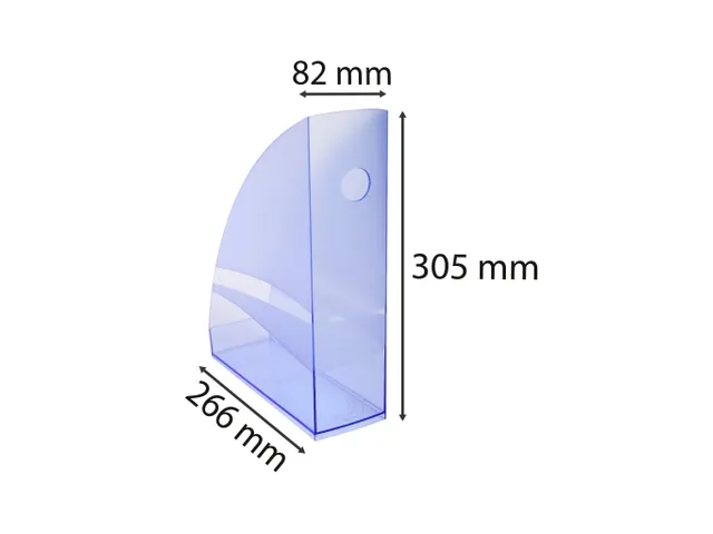 Porte-revues Mag-Cube Linicolor - Bleu glacé