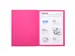 Dossiermap FOREVER 250 100% gerecycleerd 24x32cm Fuchsia 100 Stuks