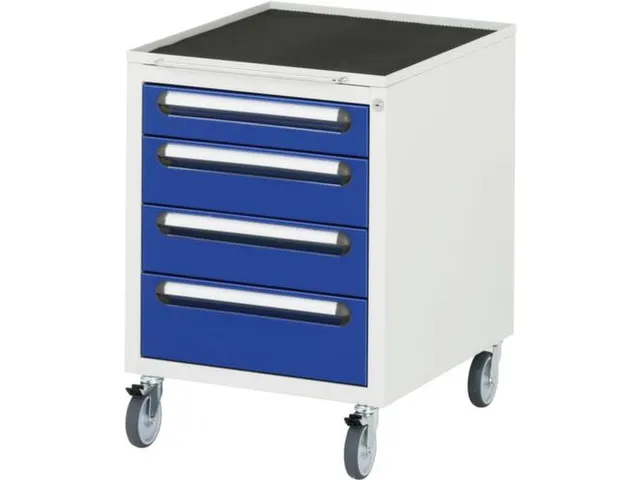 verrijdbaar ladeblok,v. werkbank,HxBxD 690x480x600mm,4lade(n)