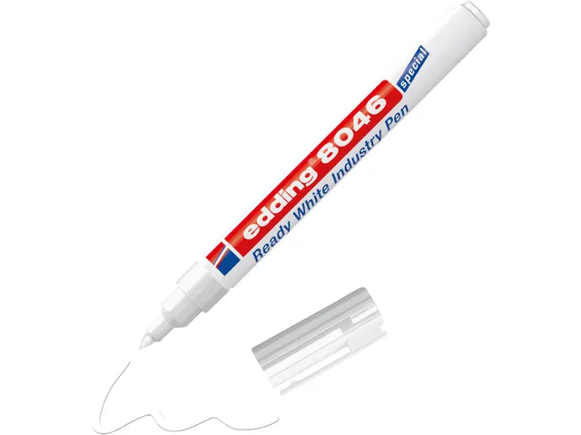 Industriemarker E-8046 Wit