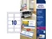 Visitekaart Avery C32016-25 85x54mm zijdeglans mat 220gr 250 stuks