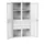 universele kast,HxBxD 2000x1050x550mm,4xStalen bodem,8lade(n)