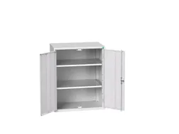 universele kast,HxBxD 1000x800x550mm,2xStalen bodem,draaigrendelslot