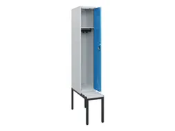 locker met bank,HxBxD 1950x300x815mm,1vak,vak B 300mm,cilinderslot