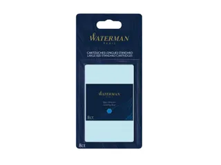 Inktpatroon Waterman internationaal Florida Blauw Lang blister à 8 st - 1