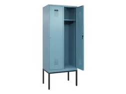 locker,HxBxD 2120x800x500mm,2vak,vak B 400mm,cil.-slot,voetonderstel