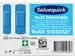 Pleisters Salvequick blauw detectabel refill 35 Stuks