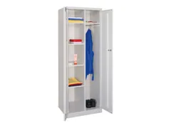 kleding-/wasgoedkast,HxBxD 1800x600x500mm,RAL7035,front RAL7035