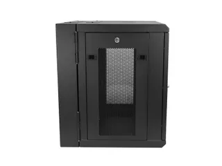 4-post 12U wandmonteerbare netwerkkast 19'' vergrendelbare patchkast - 5