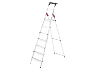 staande trap,eenzijdig,7trede(n),Stand H 1,5m,balk L 2,32m - 3