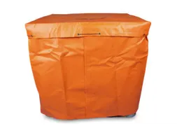afdekkap,v. verwarmingsmantel,v. IBC,PVC,oranje,Waterdicht