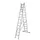 multifunctionele ladder,2x12,sporten,balk L 3,4-6,05m,aluminium