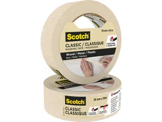 Afplaktape Scotch Classic 36mmx50m beige - 2