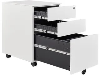 Ladeblok Verrijdbaar Wit - 6