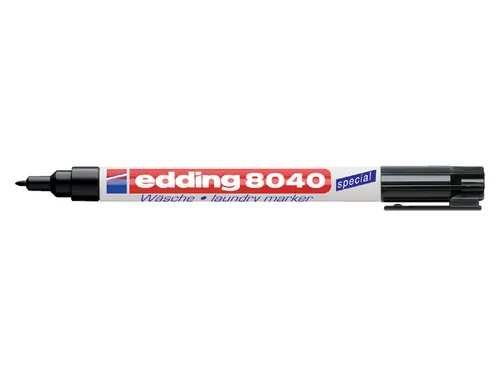 Edding 8040 Wasgoedmarker Rond 1mm Zwart
