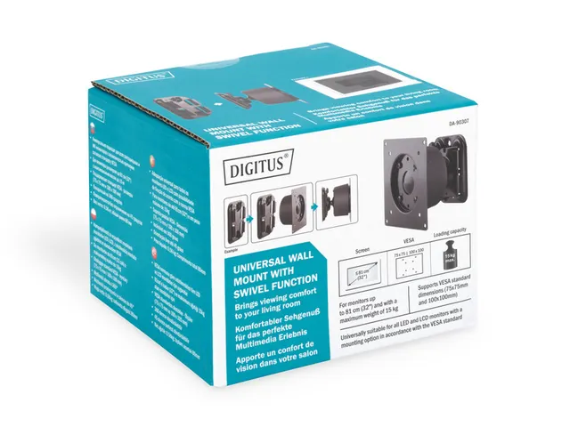 Universele muurbeugel met draaifunctie tot 15kg