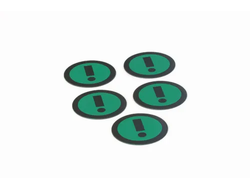 Impressiemagneetfolie Info Groen Ø50mm x 0,85mm