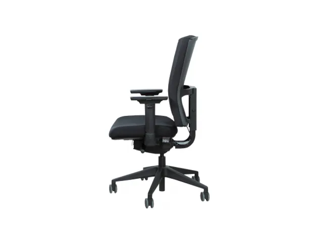 Siège de bureau série 400-NPR Comfort tissu Noir piètement noir