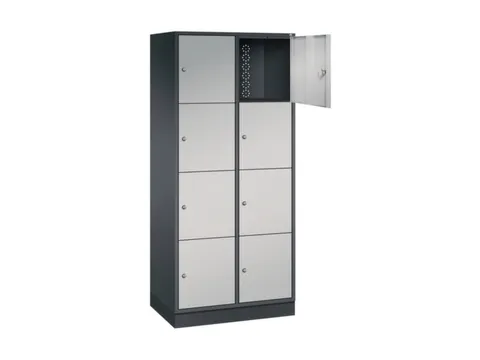 grootvolume-lockersysteem,HxBxD 1950x820x500mm,2x4vakken,cil.-slot