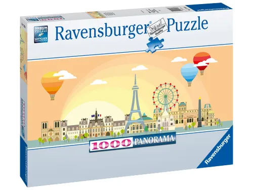 Puzzel Ravensburger Een dag in Parijs 1000 stukjes
