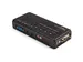4-poort USB KVM-switch Zwart met Audio en Bekabeling