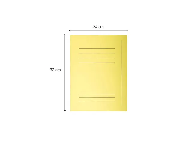 PK 50 map bedrukt SU PER 210 3 klep geel