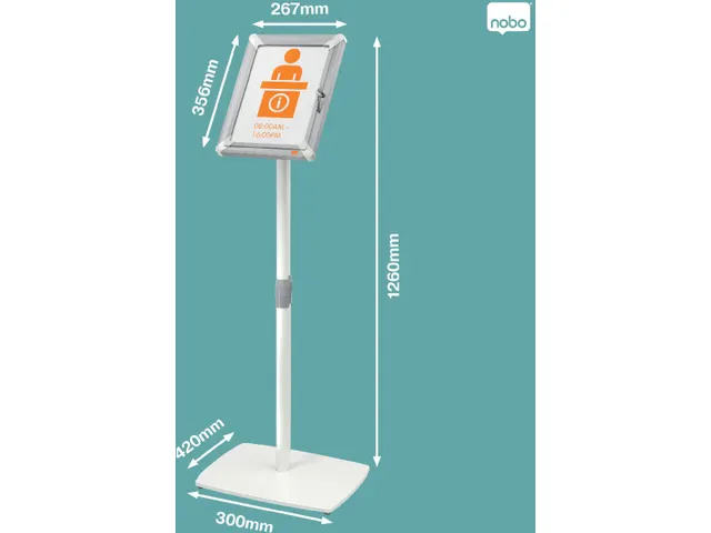 info vloerstandaard Premium Plus, afsluitbaar, ft A4