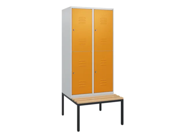 Dubbeldekse dekenkist,HxBxD 1950x800x815mm,2x2vak.,vak B 400mm