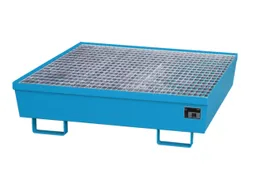 Opvangbak 4x 200l Opvangvol. 245l Blauw 335x 1200x 1200mm Rooster