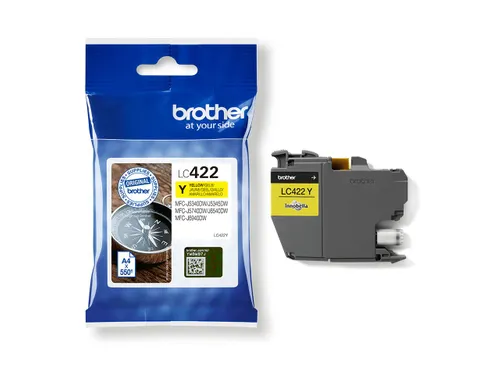 Inktcartridge Brother LC-422Y geel