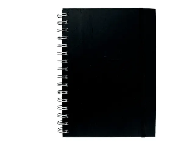 Notitieboek Quantore A5 spiraal tab zwart lijn