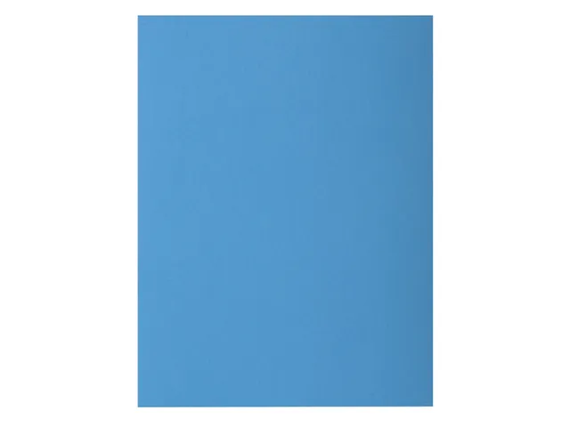 Pak van 100 dossiermappen ROCK''S 220 - 24x32cm--Blauw