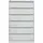 fichekast,HxBxD 1321x800x622mm,drie banen,6lade(n),romp lichtgrijs