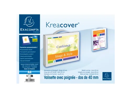 Exacompta Elastobox met Handvat Kreacover