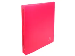 Ringmap 4 ringen 30 mm polypropyleen Chromaline - A4 maxi-Rood
