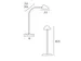 400093833 Unilux Desk Lamp Easy LED 2900K 997lm dimbaar USB zwart