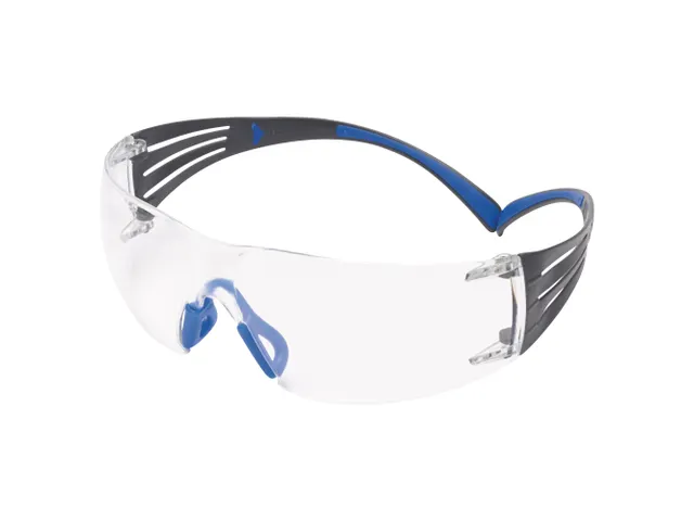 Veiligheidsbril Securefit 400 heldere lens, grijs/rood montuur