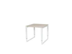 Domino Plus Bureau Hoogte Verstelbaar 800x800mm Robson Eiken Wit