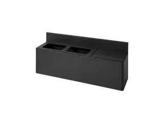 Bica Basic 911 Wandafvalscheidingsunit 3x20 liter Antraciet - 1