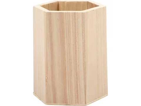 Pennenbak Creativ Company zeshoek 10.5x8cm triplex