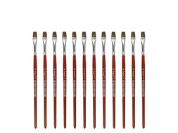 Penseel Kangaro Serie 121 plat Nr. 6 geitenhaar doos 12 stuks