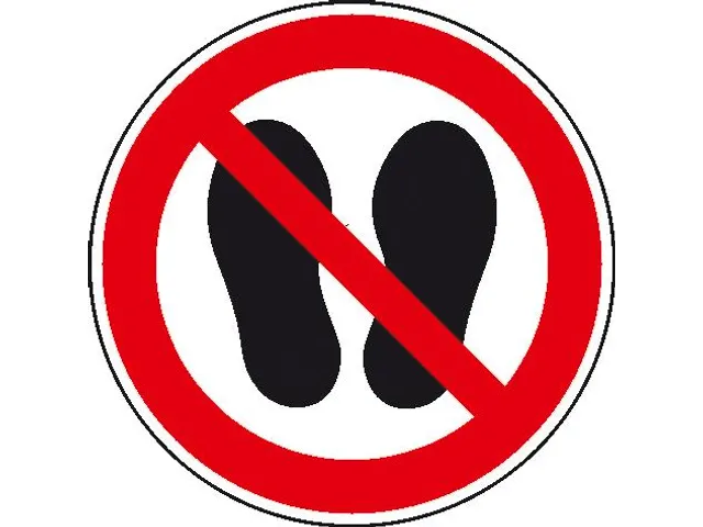 Verbodsbord,Verboden Oppervl. Te Betreden,Wandbord,Aluminium,Standaard