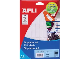Etiketten 13x40mm Print & Write Wit - 2