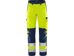 Fristads Green werkbroek 2651 GPLU High Vis Geel/Marine maat D96