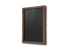 Houten Menuvitrine A3