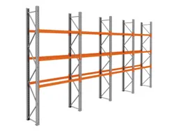 palletstelling,basis+3xaanbouw,HxBxD 3990x7800x750mm,vakl. 3000kg